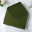 Buste A7 verde oliva 5,25x7,25 pollici, 50 pezzi 4