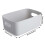 Plastic Storage Bins with Handles – For Pantry, Kitchen, Closets; Compatible with Home Organization 2