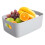 Plastic Storage Bins with Handles – For Pantry, Kitchen, Closets; Compatible with Home Organization 6