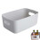 Plastic Storage Bins with Handles – For Pantry, Kitchen, Closets; Compatible with Home Organization 8