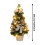 JEWLALO lighted mini Christmas tree silver 8 inch 2
