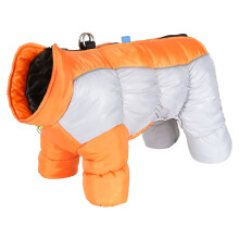 Reflektierende Winter-Hundejacke – Faltbarer, warmer Mantel für