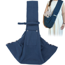 Dog and Cat Sling Carrier, Hands Free Reversible Pet Papoose Bag - Soft Pouch and Tote Design, Suitable for Puppy, Small Dogs Cats Outdoor