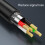 Καλώδιο εκτυπωτή USB2.0 τύπου B αρσενικό σε καλώδιο σαρωτή τύπου B θηλυκό, 480Mbps 6