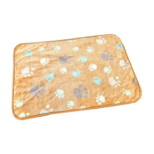 Flannel Cat Puppy Blanket Fluffy Premium Fleece Pet Blanket Flannel Paw Printed Throw for Dog Cat 23.62 x 15.74 Inches