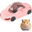 Τροχός τρεξίματος Hamster Sports Car – Πλαστικό ABS, 29,5 εκ. 1