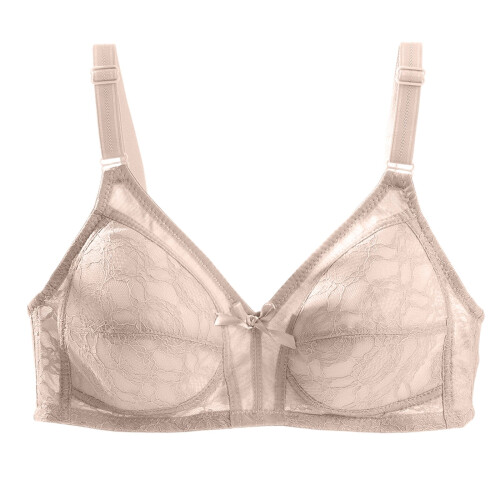 Sutiã elegante plus size de renda com decote profundo 40