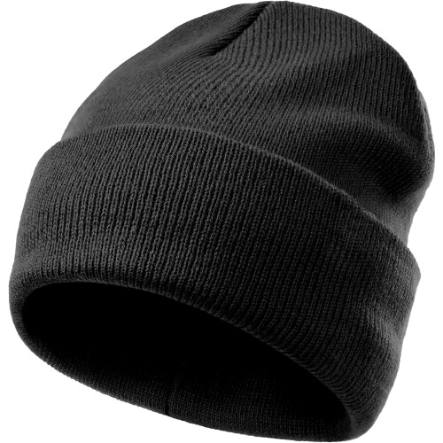 Gorro infantil de algodão com aba dobrada e quentinha (1 peça)