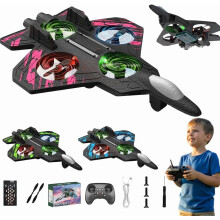 Skyriders RC Jet Speelgoed – Stuntvliegtuig met 4 motoren en LED-verlichting