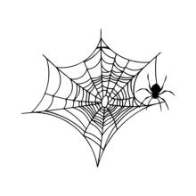 Ragno in metallo gotico da appendere, decorazione di Halloween