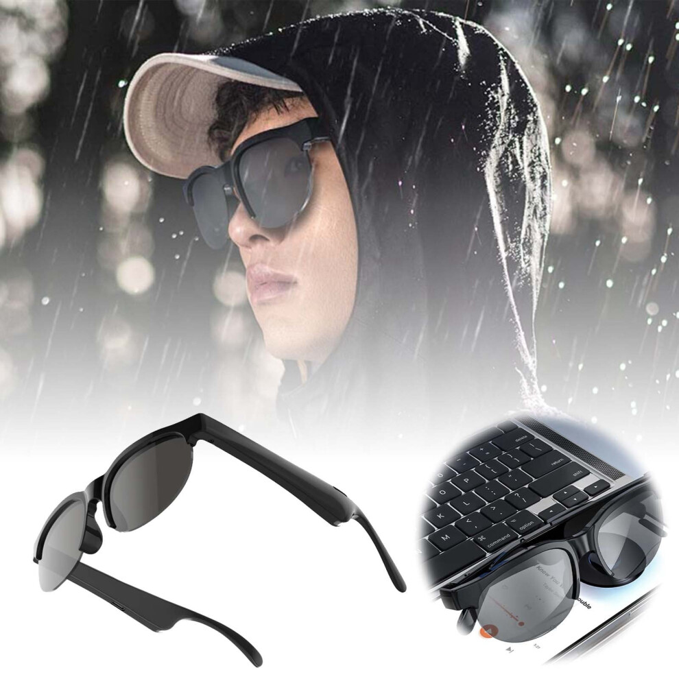 AI Translator Smart Glasses with Bluetooth Audio, Photochromic Lenses, Voice Assistant, Open-Ear Design, Real-Time Translation (110+ Languages),