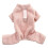 Hundegenser med hette, myk, varm rosa, medium 1