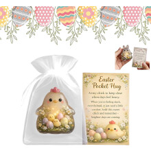 Pochette de Pâques avec carte de prière et lapin, 1 pièce