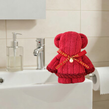 Adorable Bear Towel Gift - Versatile Soft Towel for Home Decor and Practical Use - Perfect Thoughtful Present for Holidays and Special Occasions