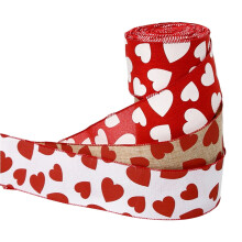 Valentijnshartlint met verstevigde rand, 99 cm