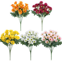 Artificial Daisy Flowers Silk Branch 36cm