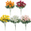 Artificial Daisy Flowers Silk Branch 36cm 1