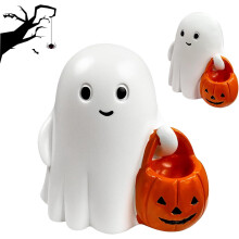Halloweenská figurka ducha dýně design 1 kus