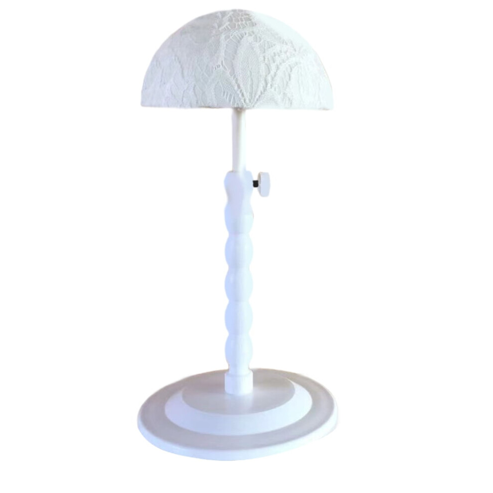 Portable Plastic Wig Holder With Adjustable Height Wig Rack For Easy Transport