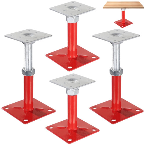Adjustable Floor Jacks Metal Post Support 4 PCS