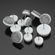 Floor Protector Glides for Wooden Furniture Easy to Use White 40Pcs