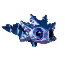 3pc pink blue 3D Printing Salamander Figures Animal Multi-Joint Movable Simulation Eyes Home Accessories Gift Living Room Decoration