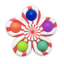 Fidget Spinner Sensory Pops Finger Toys Tie Dye Simple Push Bubble Hand Spinner For ADHD Autism Anxiety Stress Relief Gifs