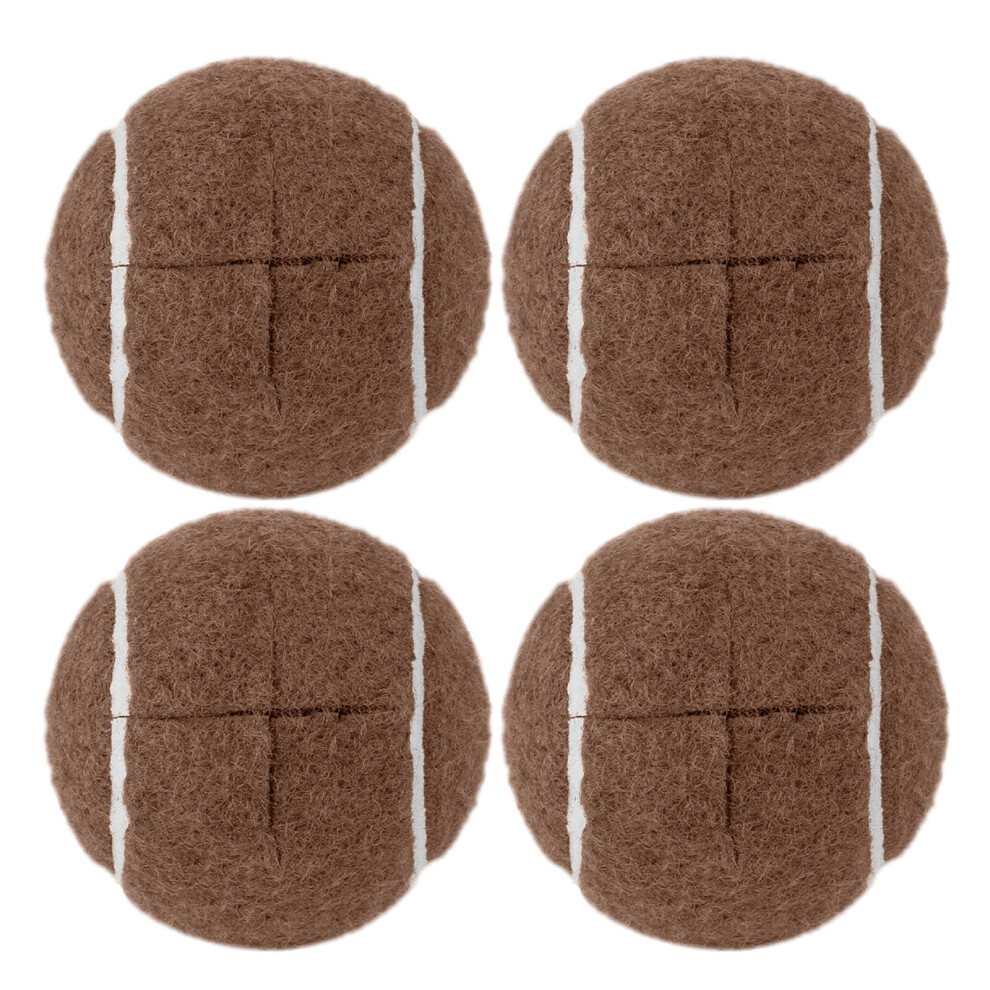 Precut Tennis Balls For Walkers, 4 Pcs Heavy Duty Glide Balls Â Compatible With Walkers & Furniture, Floor Protectors 9181073336621