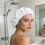 Reusable Shower Cap For And Soft Elastic Band Bath Hair Protector 4
