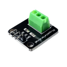 Súprava modulu teplotného senzora DS18B20, vodotesná, 100 cm kábel digitálneho senzora, adaptér z nehrdzavejúcej ocele - DS18B20ADAPTER