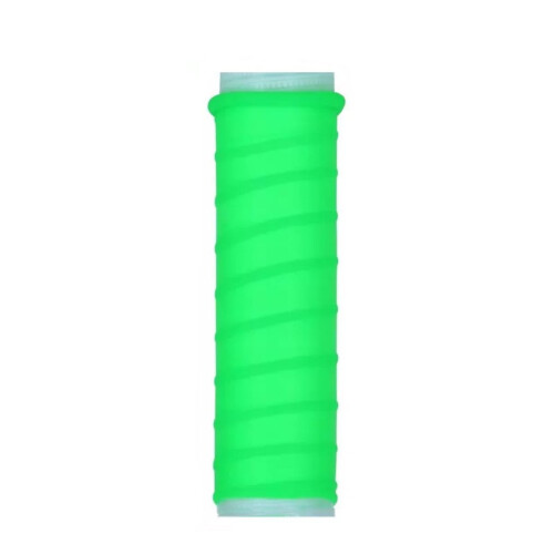 Capa Protetora para Cabo de Vara de Pesca - 17 cm (6,7 polegadas), Silicone Espesso Antiderrapante, com Gancho, Acessórios para Pesca, Verde, 1