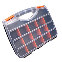 Double Side Screw Organizers Box with Lids Compartments Tool Bin Divider Compartment Containers Sorting Screw Box