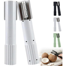 Electric Coconut Grater Machine, Handheld Anti-Splash Rotating Shredder, Wireless Stainless Steel Roller – Compatible with Coconut & Fish