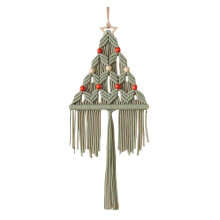 Bohemian Handwoven Christmas Tree Tapestry Tassel Wall Hanging s Room Decor