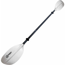 Hardcore 2-Piece Kayak Paddle: Lightweight Aluminum, 3-Position, Curved Blade — 5 Lengths, 3 Colors