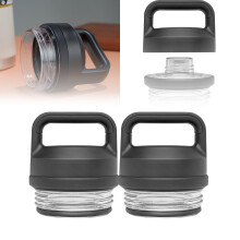 Lot de 2 bouchons à vis de rechange pour bouteilles d'eau de 18 oz, 26 oz, 36 oz et 64 oz.