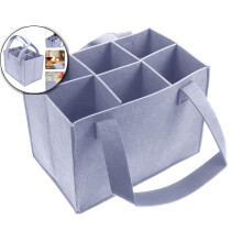 Bolsa isotérmica para 6 botellas de vino con separadores