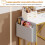 Makeup Vanity Set with Rotating Mirror PU Chair Gold White 6