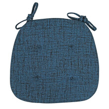 Coussins de chaise de salle à manger, coussins de siège de cuisine en mousse haute densité souple avec attaches, coussins de chaise en forme de U