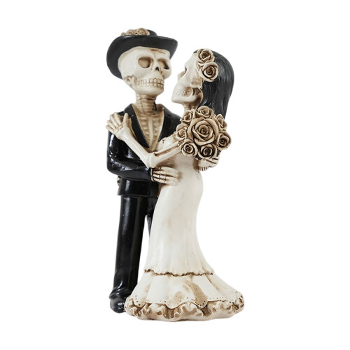 Skelet brud og brudgom figur 5 i harpiks