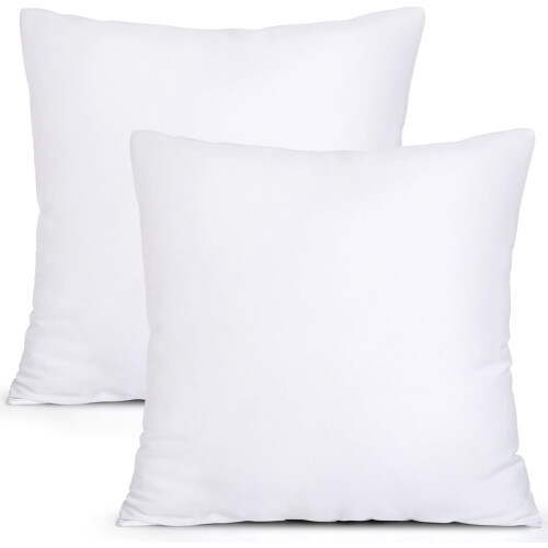 Conjunto de 2 Enchimentos Premium para Almofadas Decorativas, Formato Quadrado, 71x71 cm (28x28 polegadas)