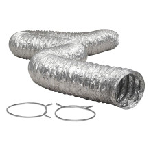 ProFlex 4" x 8' Aluminium-Trocknerübergangsrohr mit 2