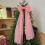 Extra grote kerststrik van gaas, wit en rood. 4