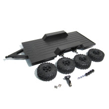 Přívěs pro RC auto s tažným zařízením v měřítku 1/18