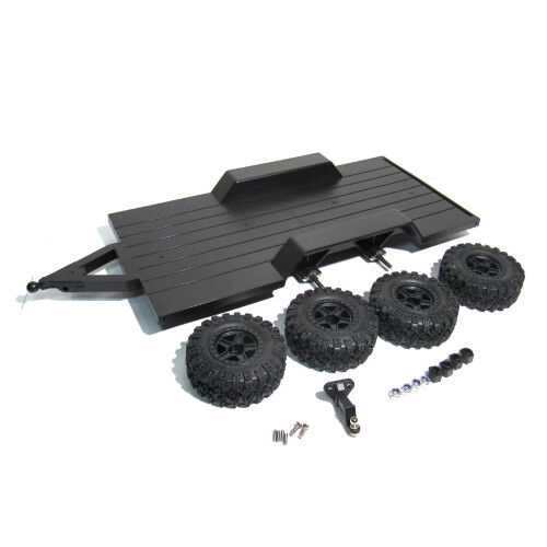 1/18Scale RC Crawler Car Trailer with Tow Assembly