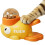 Διανομέας λιχουδιών για γάτες Yellow Duck με 3 καπάκια 1