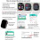 Smart Watch with Wireless Calling, Sport Modes, SMS/Call Reminders, Custom Wallpaper—Compatible with iPhone & Android 8