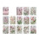 Papel texturizado com flores e folhas para scrapbooking (23 folhas) 1