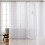Doublure de rideau de douche givrée transparente à 12 trous 5