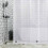Doublure de rideau de douche givrée transparente à 12 trous 7